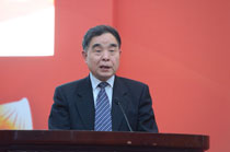 全國人大教科文衛委員會主任委員、清華大學新聞出版學院院長柳斌杰致辭