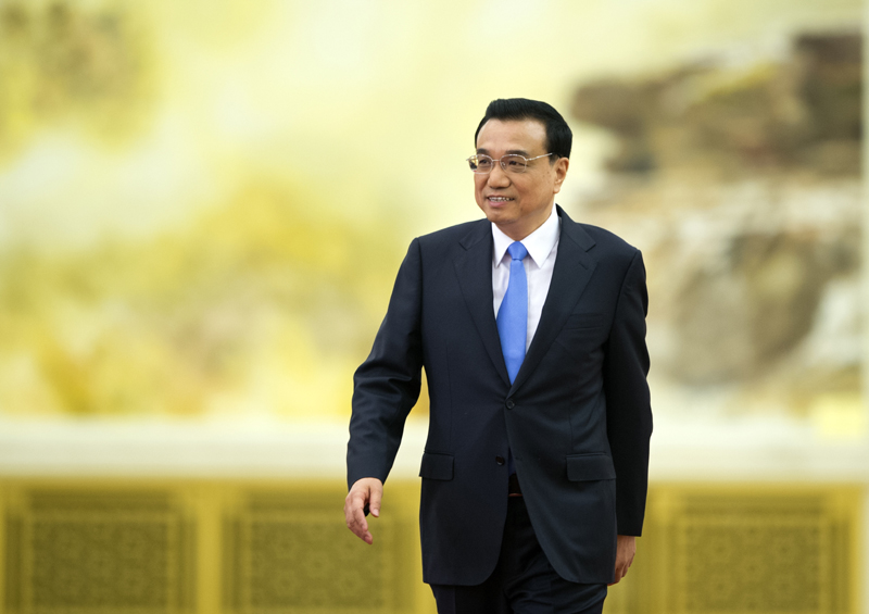 3月15日，國務(wù)院總理李克強(qiáng)在北京人民大會堂與中外記者見面，并回答記者提問。新華社記者 謝環(huán)馳 攝