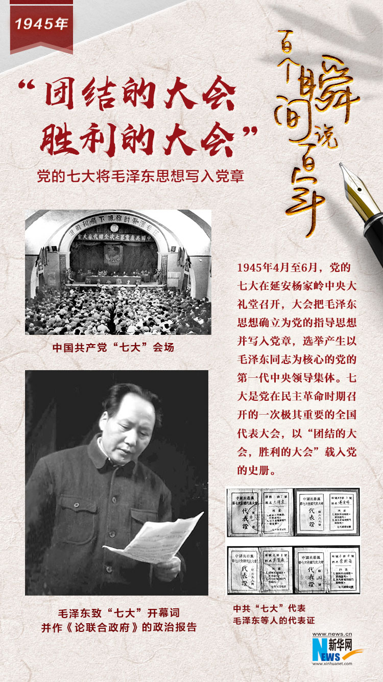 1945，“團結的大會，勝利的大會”