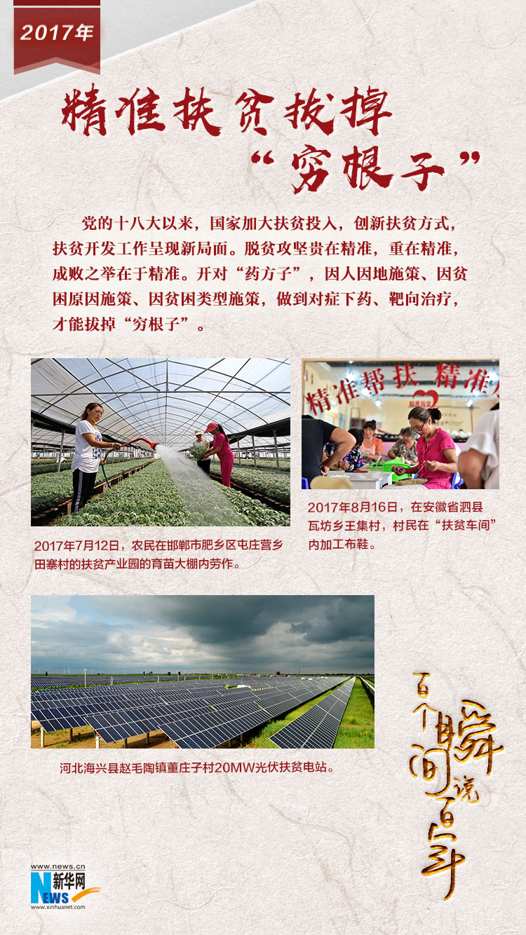 2017，精準扶貧拔掉“窮根子”