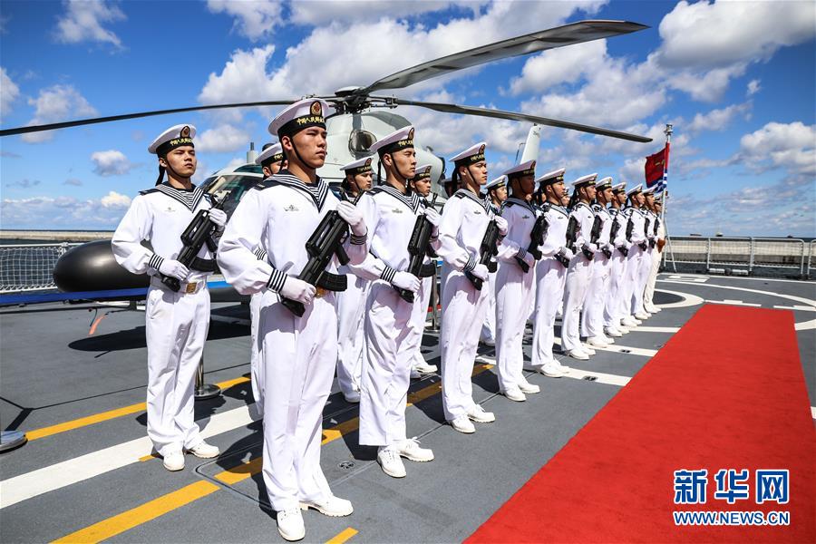 （國際）（3）中國海軍第二十九批護(hù)航編隊濱州艦參加波蘭海軍成立100周年慶典 