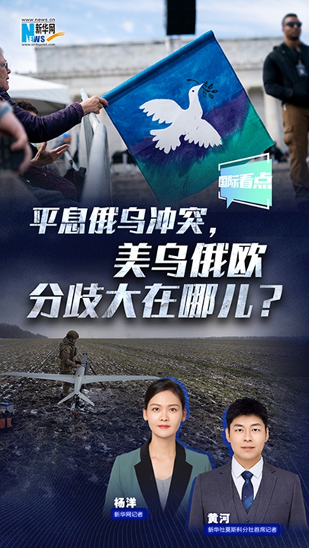 新華網國際看點|平息俄烏沖突，美烏俄歐分歧大在哪兒？