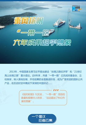 乘風揚帆！“一帶一路”六年成果超乎想象