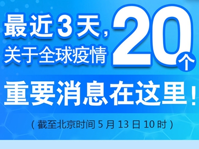 【圖解】最近3天，關(guān)于全球疫情20個(gè)重要消息在這里！